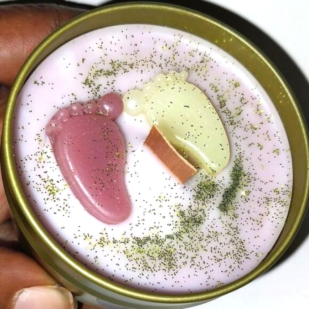 Hand crafted limited edition "Baby Love" Zen-Me candle